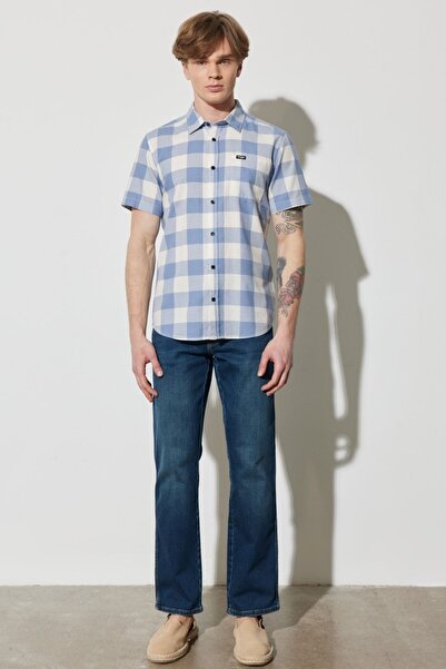 WRANGLER Texas Regular Waist Straight Leg Stone Color Men's Stretchy Jean Denim Jeans