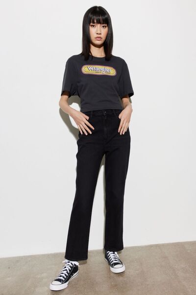 WRANGLER Wild West Fit Yüksek Bel Düz Paça Esnek Jean Kot Pantolon