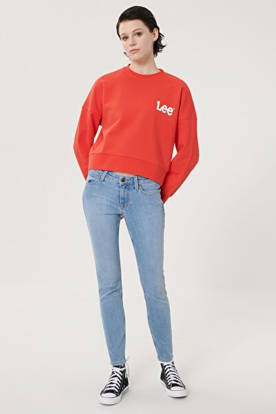 Lee Super Skinny Fit Slim Fit Skinny Leg Scarlett Women's Light Blue Cotton Stretchy Jean Denim Jeans