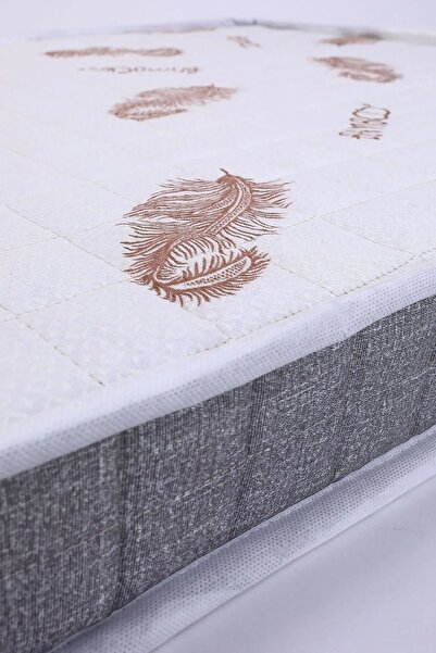 Mc Blue Sünger Bebek Ve Çocuk Yatak, Beşik Yatağı, Park Yatak Özel Ölçü Bebek Yatağı Bambu 10 Cm