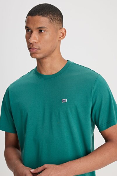 Lee Зелена горловина екіпажу 100 бавовна Regular Fit Tisort