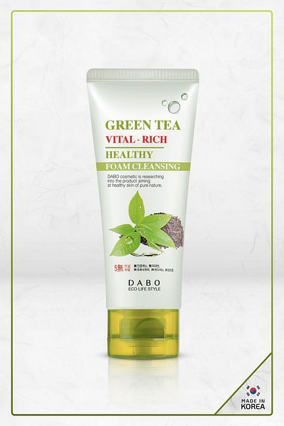 Dabo Green Tea Vital-rich Foam - Korean Use