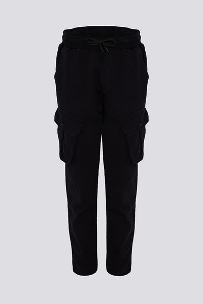 BENMANAJ Black Flexible Jogger - Men's Cargo Pocket