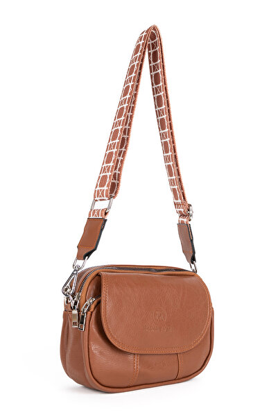 HNB ÇANTA حقيبة كتف نسائية من فونا بحزام متقاطع Madame Vera Mv028