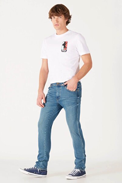 WRANGLER Blue Men's Jean Trousers - W12s053xt W12s Texas Slim