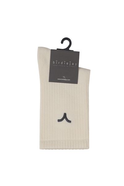 Birdiejay Ανοιχτό λευκό Essential Socks Cream Αθλητικές κάλτσες