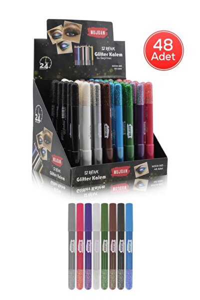 MUJGAN 48'li Glitter Kalem Seti
