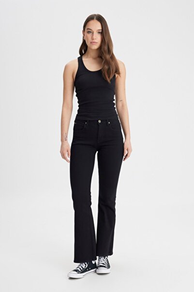 Lee Slim Fit Dar Kesim Siyah Tişört