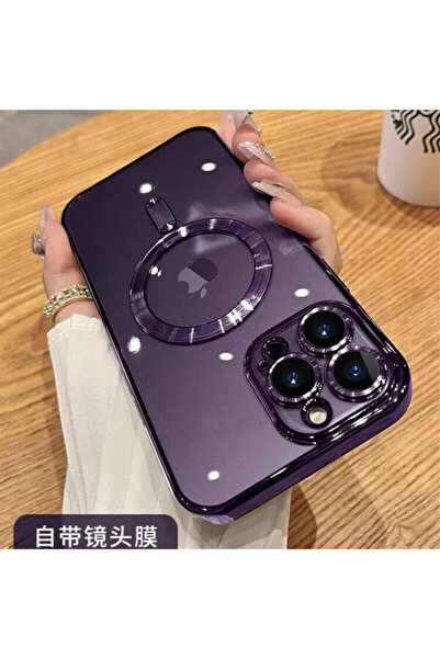 halkhouse iPhone 12 Pro Max Kılıf Kamera Lens Korumalı Magsafe Şarj Özellikli...