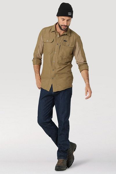 ALL TERRAIN GEAR -x- Wrangler All Terrain Gear - Μακρυμάνικο πουκάμισο με κανονική εφαρμογή