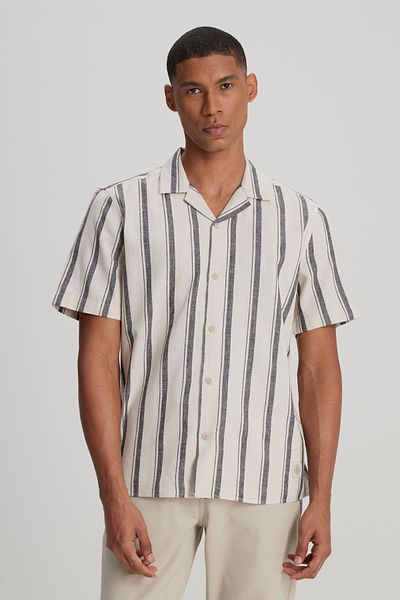 Lee Gray Short SleeveLooseFit Cut Shirt