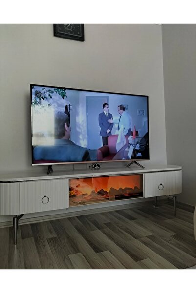 EVNESYA Desing Tv Sehpa Şömineli 200cm