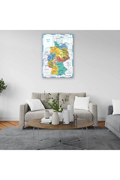 vientex Almanya Siyasi Harita Tablosu - CTY145