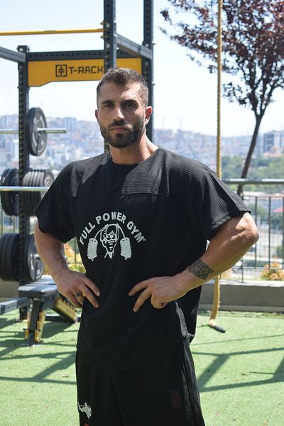 GRANDE SPORTS Μπλουζάκι αθλητή γυμναστικής - Full Power Gym