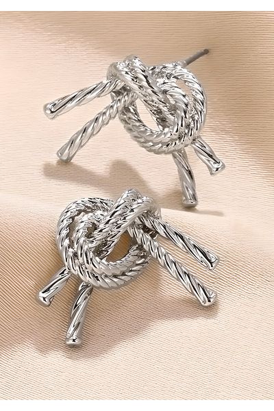 İLKYAZ ACCESSORY Vintage Knot Women's Earrings