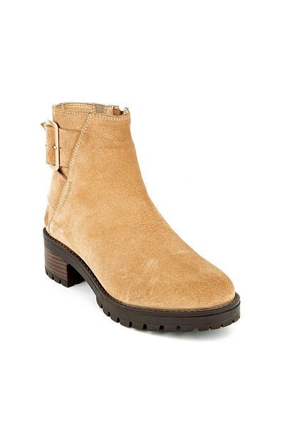 Muya Ostuni 6 Point Anatomical Sole Heel Spur Genuine Leather Women's Boots