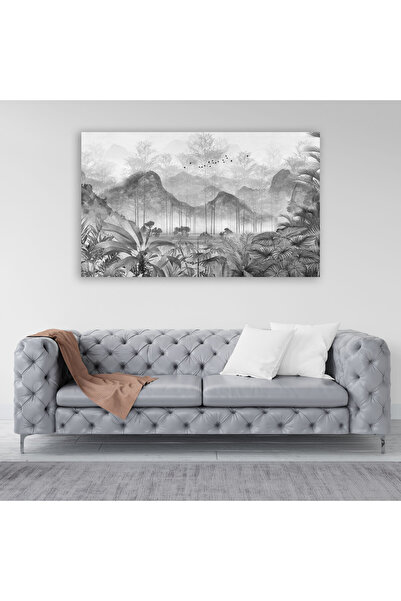 vientex Çin Sanatı Siyah Beyaz Tablosu - BLK145