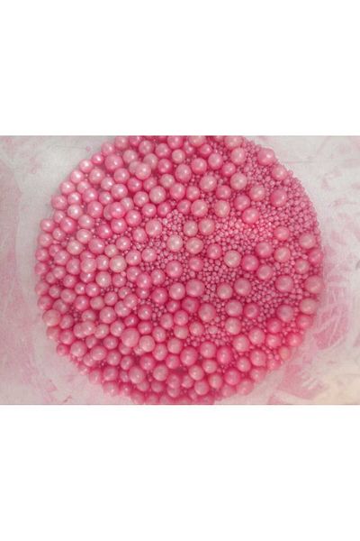 hediyehobihersey Pink Festival Cake Decoration Dragee Sugar 50 Gr