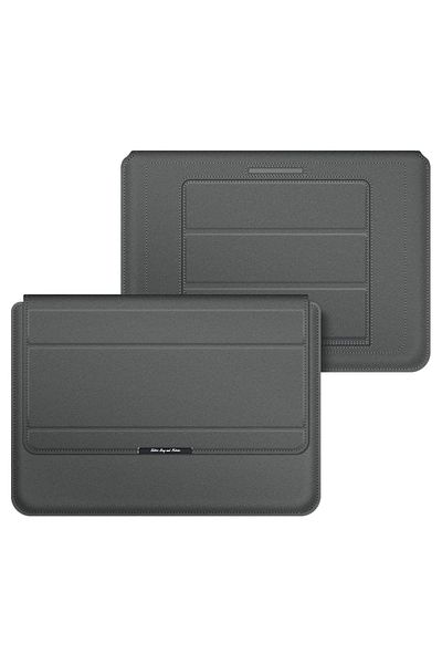 TEKNETSTORE حقيبة حمل مغناطيسية مع حامل جلدي متوافق مع Apple Macbook Air 15 بوصة M2-M3 Chip 2023/2024 A2941 A3114