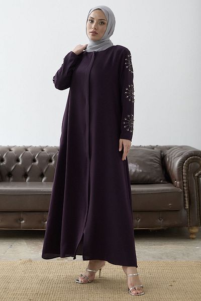 InStyle Shaped Rhinestone Hidden Pat Ferace - Plum
