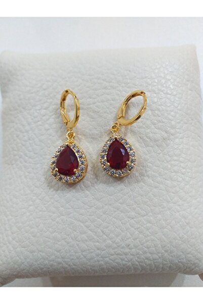 ZAVİRA Hürrem 22 Ayar Altın Kaplama Küpe