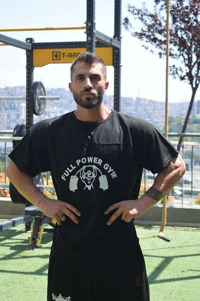 GRANDE SPORTS Μπλουζάκι αθλητή γυμναστικής - Full Power Gym