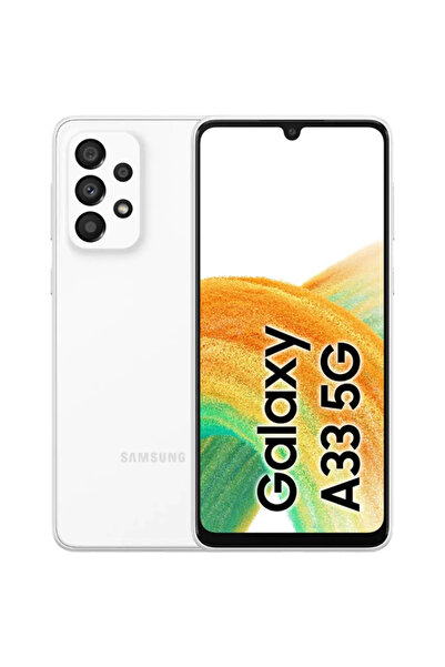 Samsung Yenilenmiş Galaxy A33 128 Gb Beyaz Cep Telefonu (12 AY GARANTİLİ) - C...