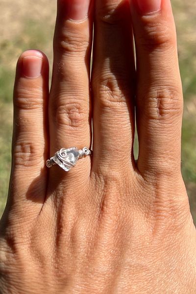 ARASKO Natural Stone Adjustable Handmade Ring