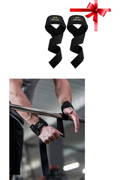 SAVUR Fitness Strap with Wrist - Weight Strap Gift