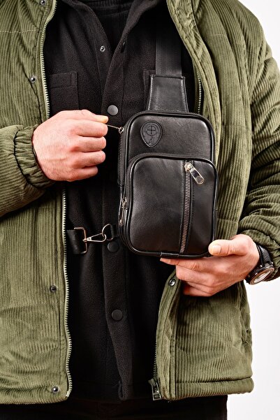 CüzCan Unisex Hakiki Deri Usb Çıkışlı Mini Çapraz Çanta