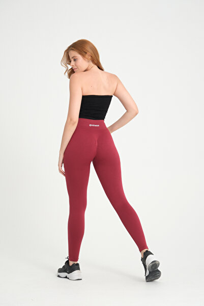 gymhams High Waist Gathered Push Up Leggings - Seamless Fitness Yoga Sports Leggings