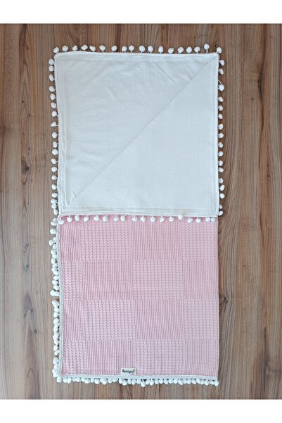 Tomuycuk Pink Girl Blanket 100% Cotton Organic 86X86Cm