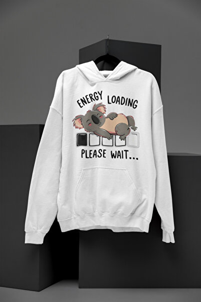 MAGORS سويت شيرت سويت شيرت بغطاء للرأس من Sweet Koala بأكمام طويلة وطباعة 3 خيوط