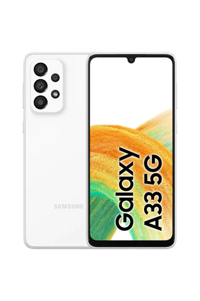 Samsung Yenilenmiş Galaxy A33 128 GB Beyaz Cep Telefonu (12 Ay Garantili) - B...