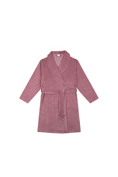 Antebies Pink Velvet Dressing Gown