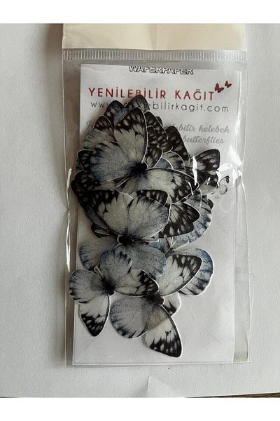 Yenilebilir Kağıt Wafer paper Ready Cut Butterflies