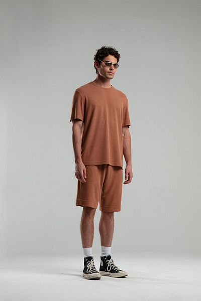 BENMANAJ Men's Orange Shorts