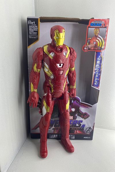 Gürkan Oyuncak Iron Man Iron Man Light and Sound Titan Hero 30cm Figure Avengers End Game