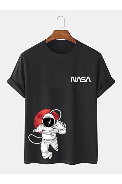 trendypassion Erkek Nasa Baskılı Tshirt