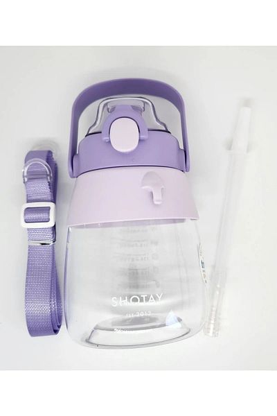 as alpa store Shotay 1050 ml Straw Hanging Locking Flask Water Bottle Water Container