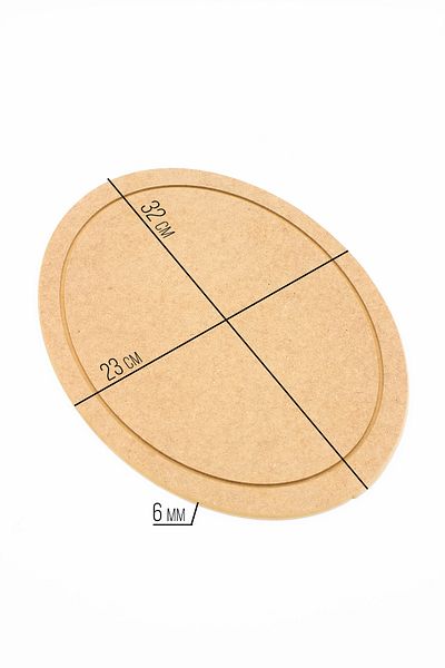 na neşeli ahşap Wooden Oval Charger Wooden Presentation Rack Paintable Decoration Product Hobby Painting DIY Paint