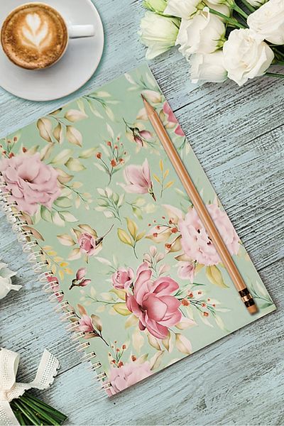 ArtNots 15×21 Cm Checked Notebook with Cardboard Cover