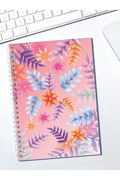 ArtNots 15x21cm Checked Cardboard Cover Notebook