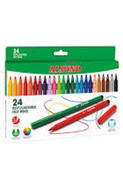 Bigpoint Alpino Felted Paint Pen 24 Pieces