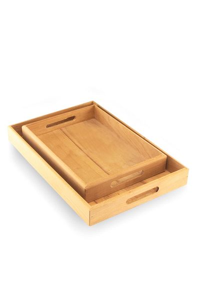KukiWood Wooden 2-Piece Presentation Tray & Decorative Tray - Nova Tray