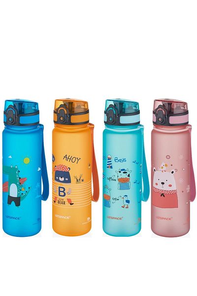 Uzspace 500 ML Tritan Flask-Juicer - Animal Figured