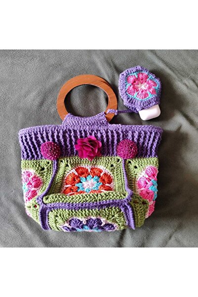 drt tasarım Kadın MAndala Motif Çanta Tote Bag DRT-BAG-0002