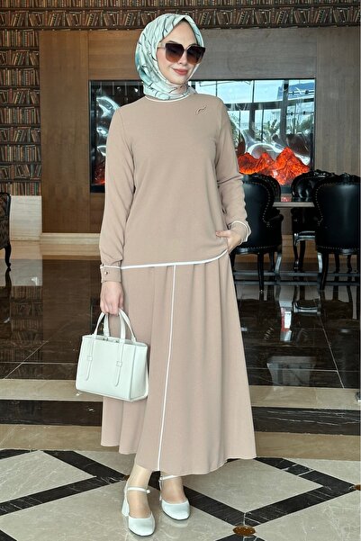 Nihle NİHLE Cepli Etek altı-üstlü Takım