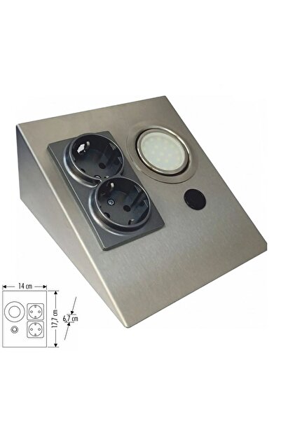 Cata Tezgah Altı 2 Li Priz Işık 1watt Ct-5109 beyaz ışık