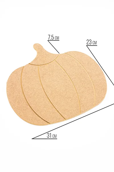 na neşeli ahşap Wooden Pumpkin Charger Wooden Presentation Paintable Decoration Product Hobby Painting DIY Paint